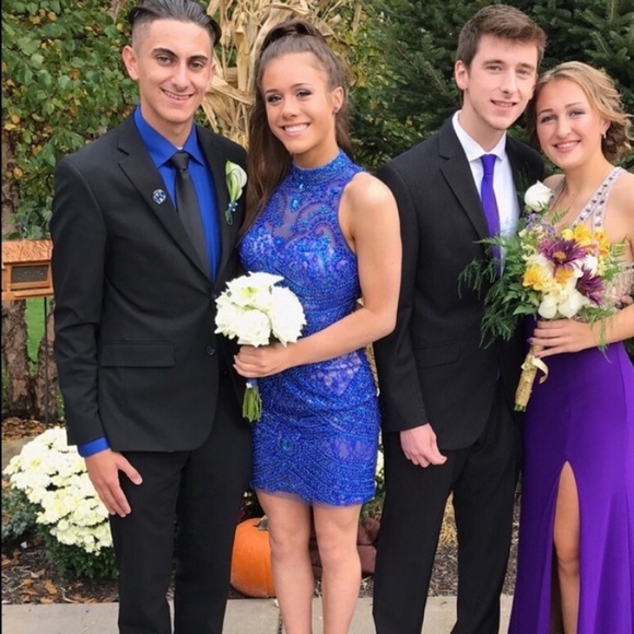 SHERRI HILL FULL RHINESTONE DRESS - Picture 2 of 3